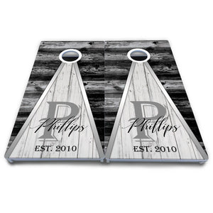 Wedding Triangle Cornhole Boards - All Weather Series Cornhole Solutions