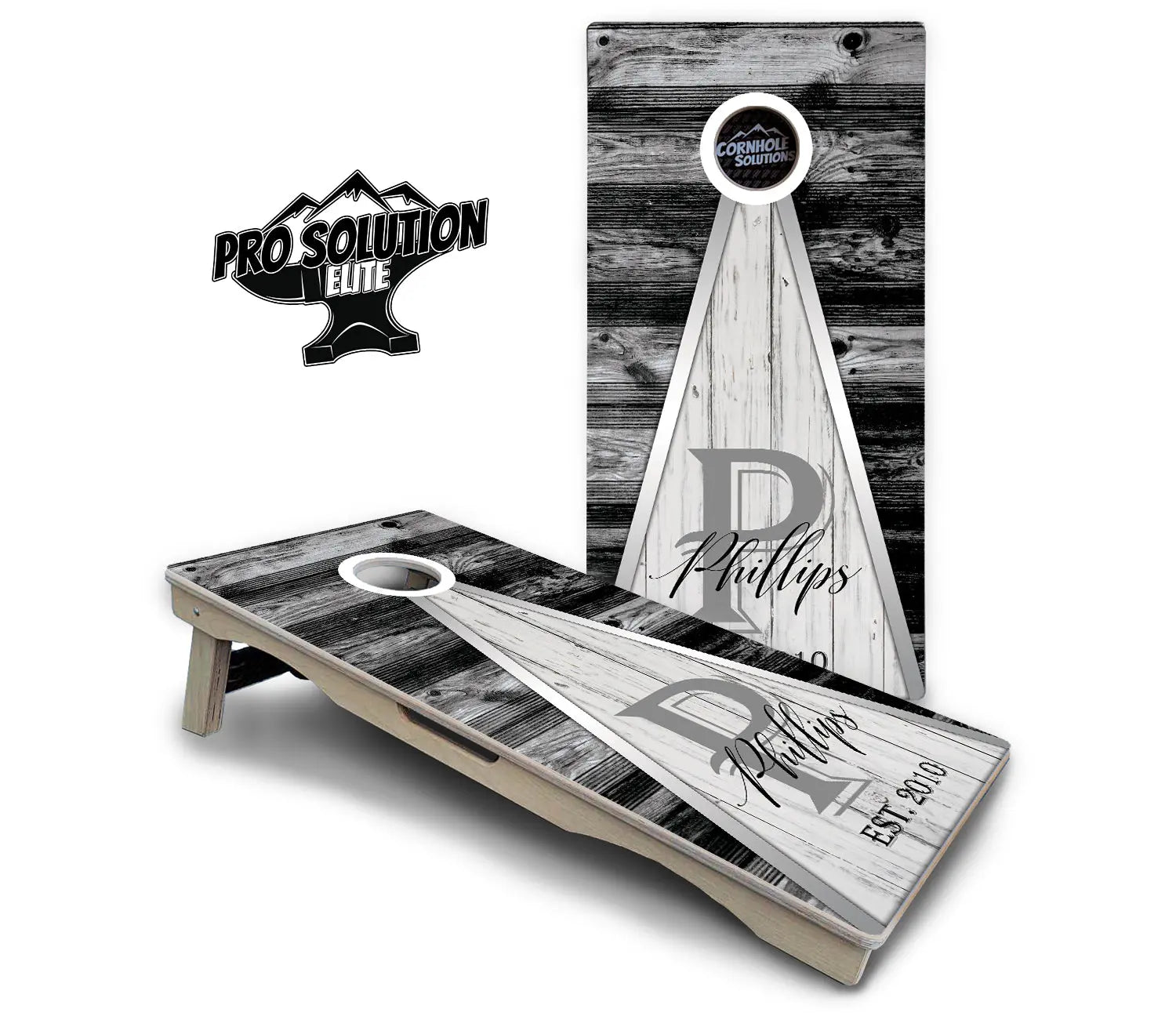 Wedding Triangle Cornhole Boards - Pro Solution Elite Series Cornhole Solutions