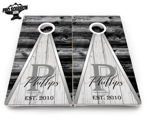 Wedding Triangle Cornhole Boards - Pro Solution Elite Series Cornhole Solutions
