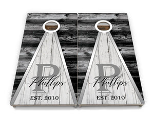 Wedding Triangle Cornhole Boards - Professional Tournament Series Cornhole Solutions