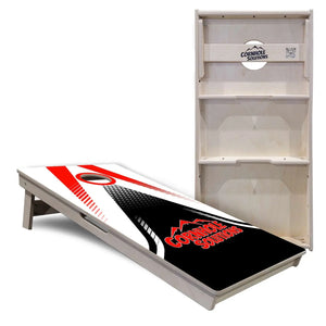 White Jersey Cornhole Boards - Professional Tournament Series Cornhole Solutions
