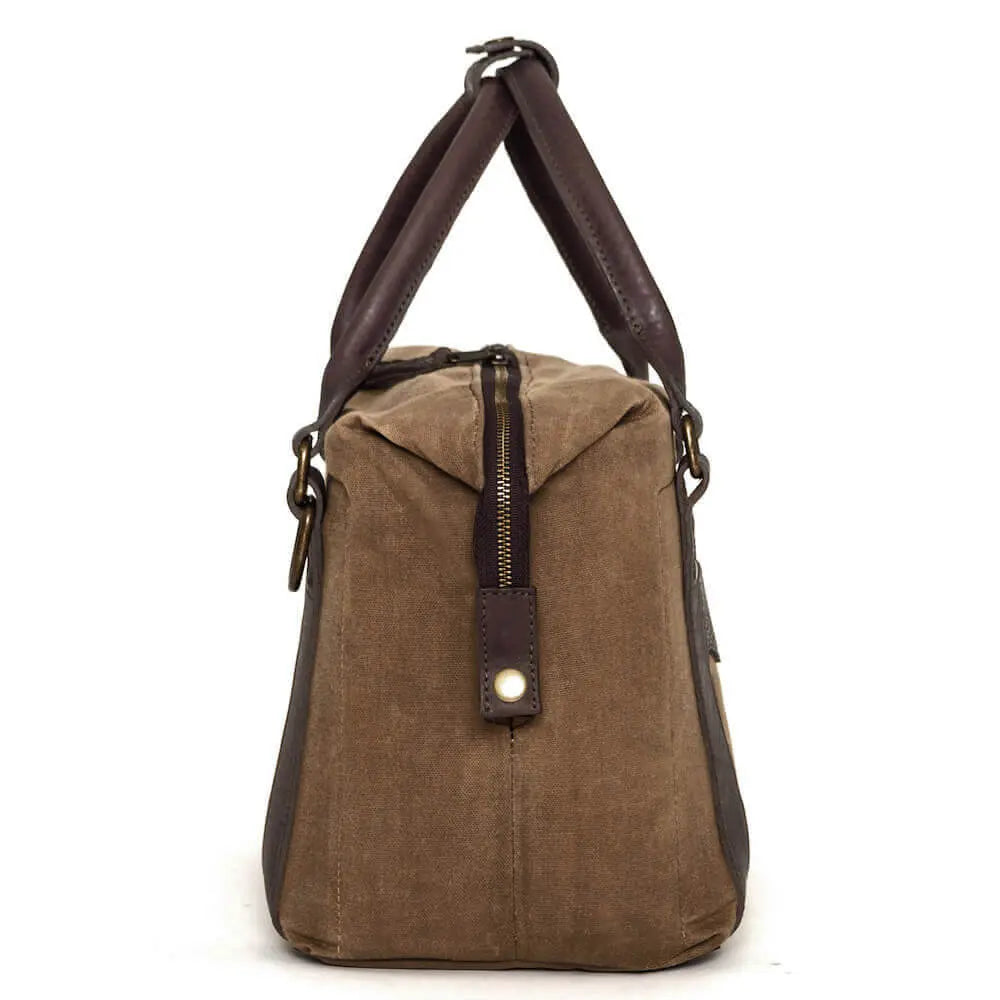 White Wing Waxed Canvas Cooler Mission Mercantile Leather Goods