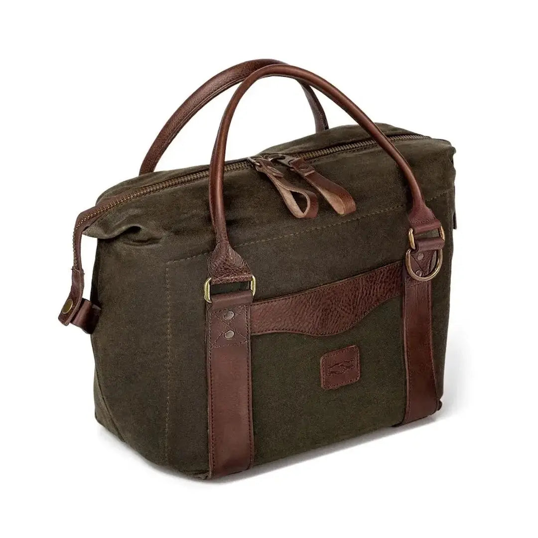 White Wing Waxed Canvas Cooler Mission Mercantile Leather Goods