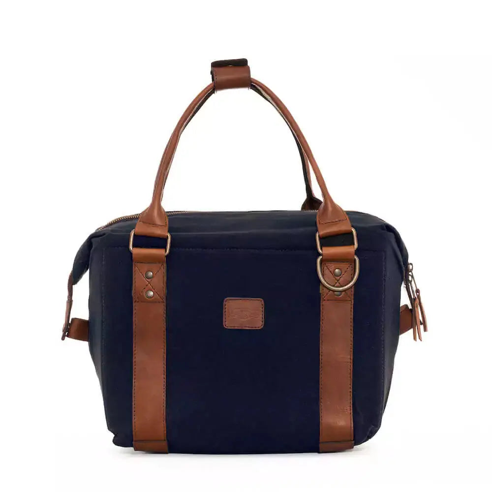 White Wing Waxed Canvas Cooler Mission Mercantile Leather Goods