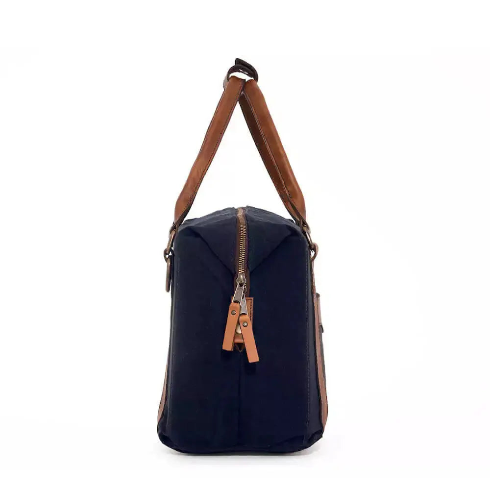 White Wing Waxed Canvas Cooler Mission Mercantile Leather Goods