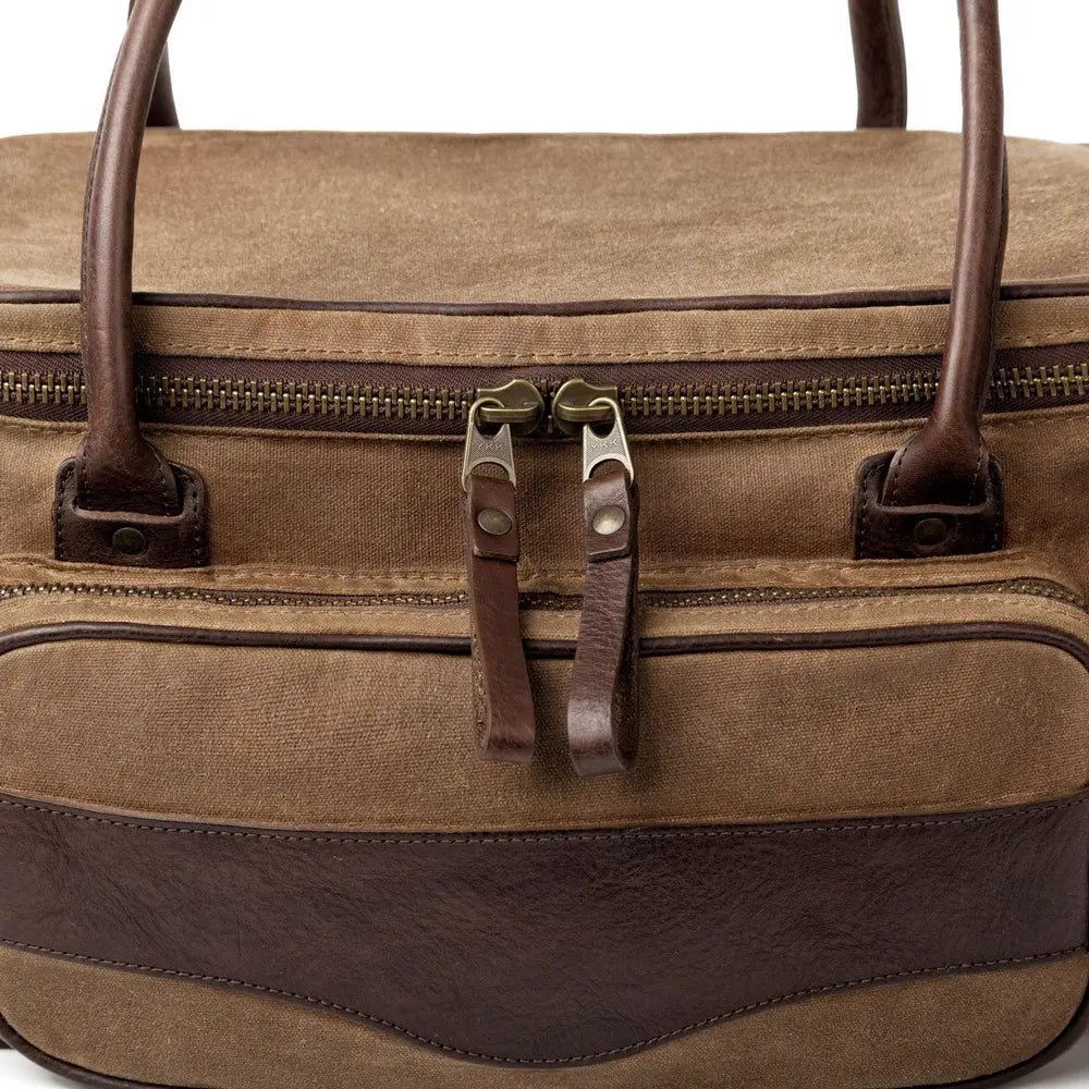White Wing Waxed Canvas Guide Bag Mission Mercantile Leather Goods