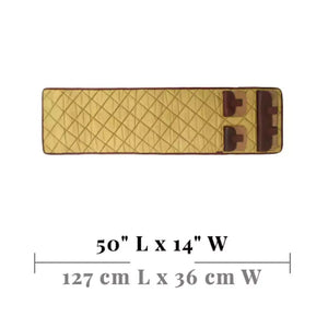 White Wing Waxed Canvas Gun Cleaning Mat Mission Mercantile Leather Goods