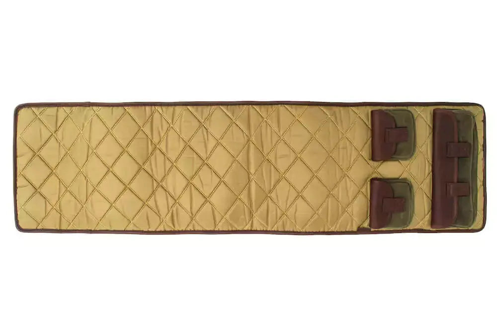 White Wing Waxed Canvas Gun Cleaning Mat Mission Mercantile Leather Goods