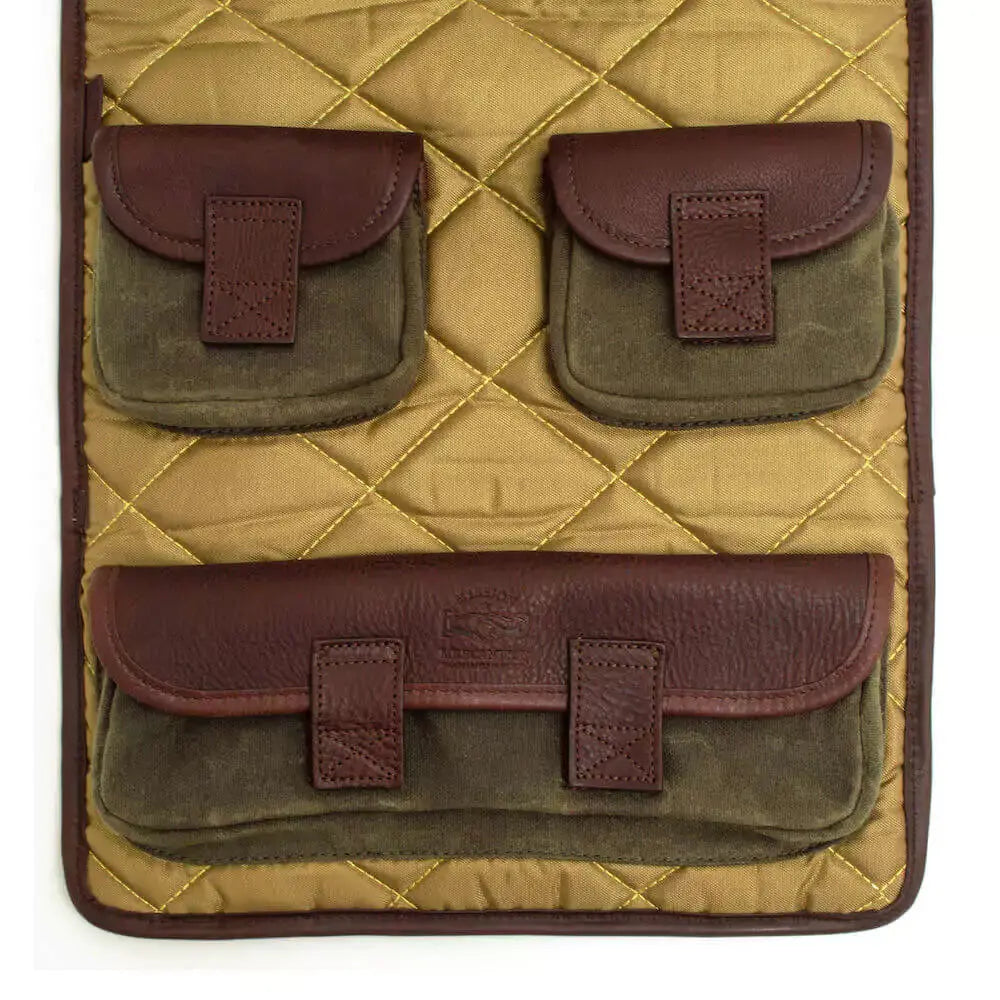 White Wing Waxed Canvas Gun Cleaning Mat Mission Mercantile Leather Goods