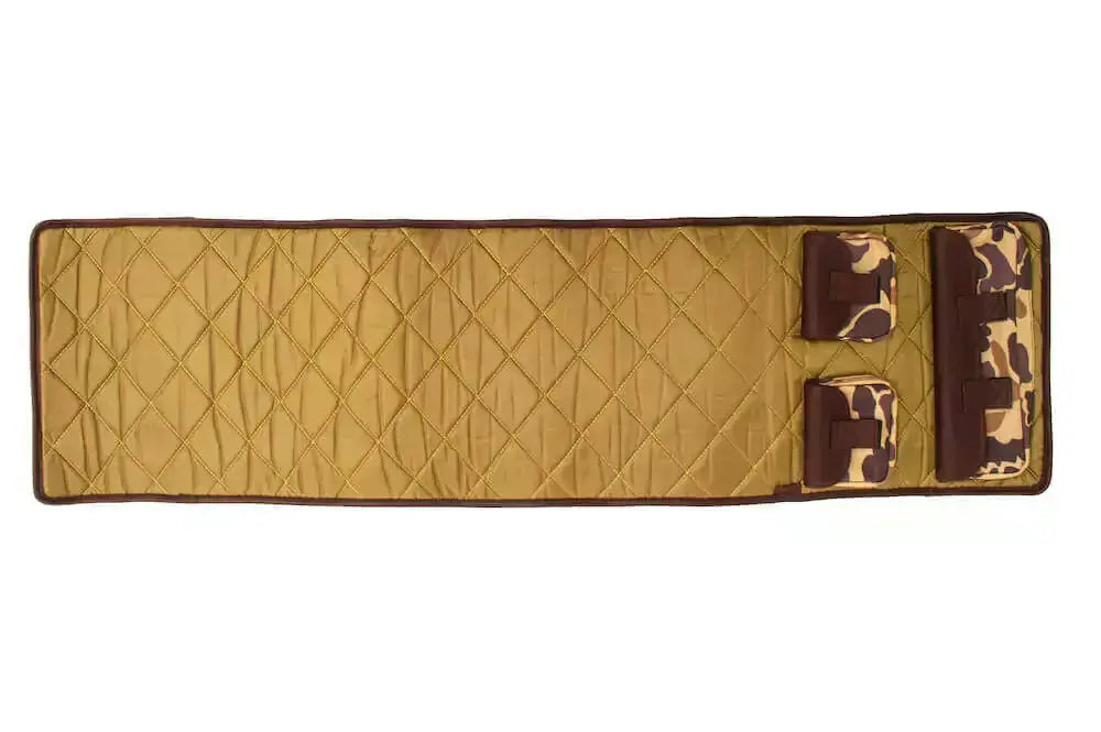 White Wing Waxed Canvas Gun Cleaning Mat Mission Mercantile Leather Goods