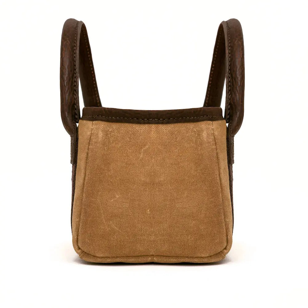 White Wing Waxed Canvas Hunting Four Box Shell Carrier Mission Mercantile Leather Goods
