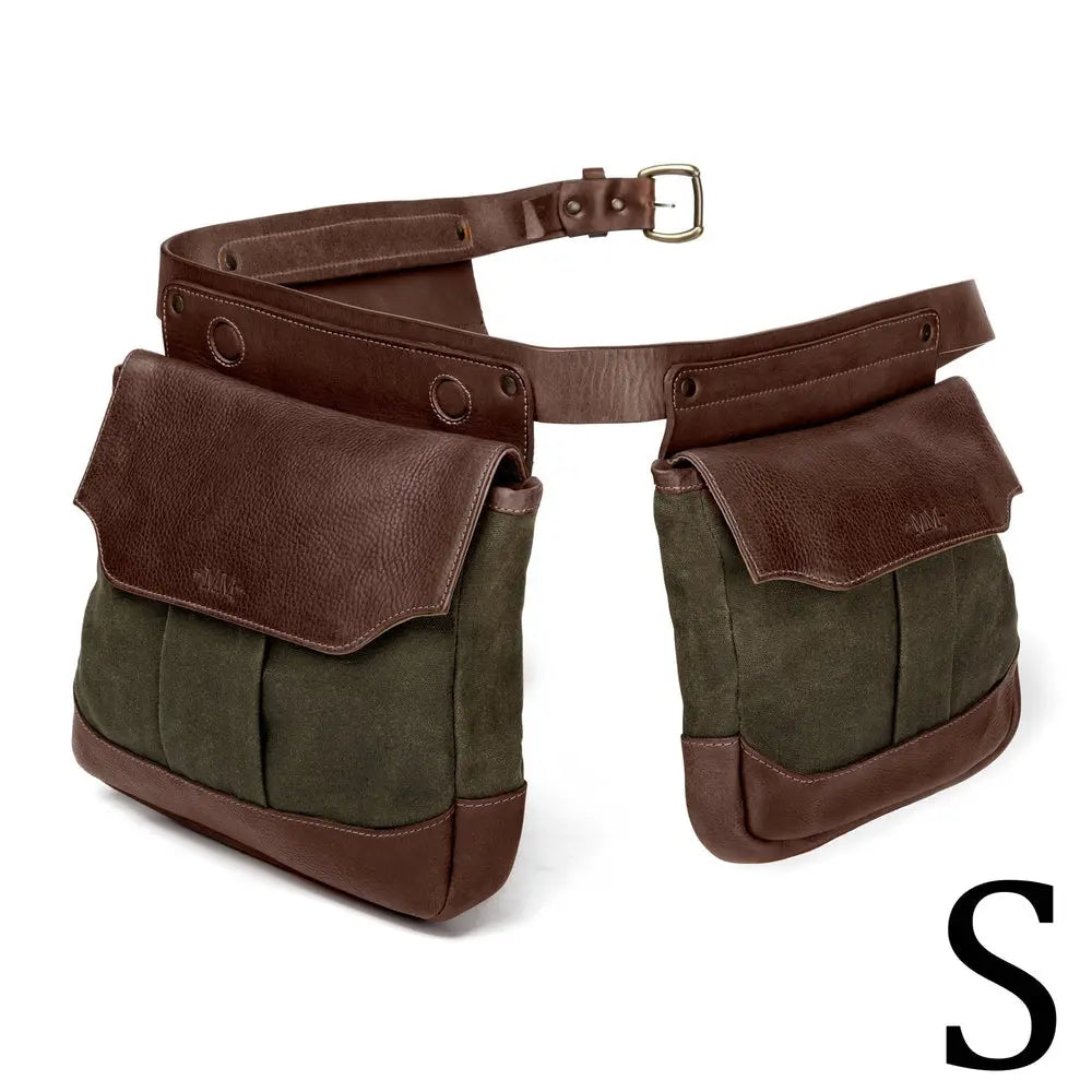 White Wing Waxed Canvas Hunting Heritage Bird Bag Trio Mission Mercantile Leather Goods