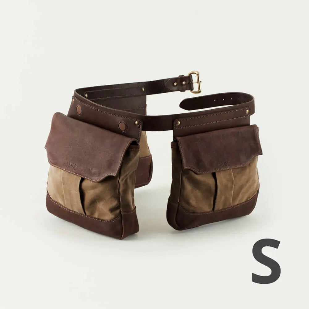 White Wing Waxed Canvas Hunting Heritage Bird Bag Trio Mission Mercantile Leather Goods