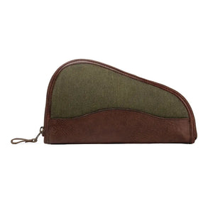 White Wing Waxed Canvas Hunting Pistol Case Mission Mercantile Leather Goods