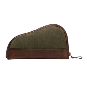 White Wing Waxed Canvas Hunting Pistol Case Mission Mercantile Leather Goods