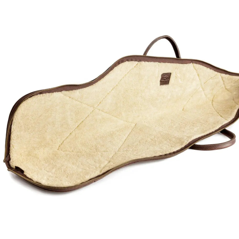 White Wing Waxed Canvas Hunting Rifle Case Mission Mercantile Leather Goods