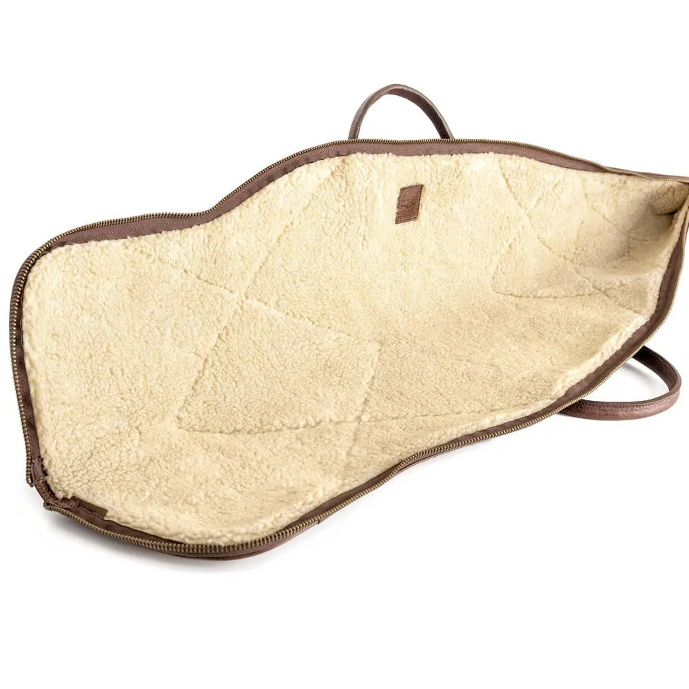 White Wing Waxed Canvas Hunting Rifle Case Mission Mercantile Leather Goods