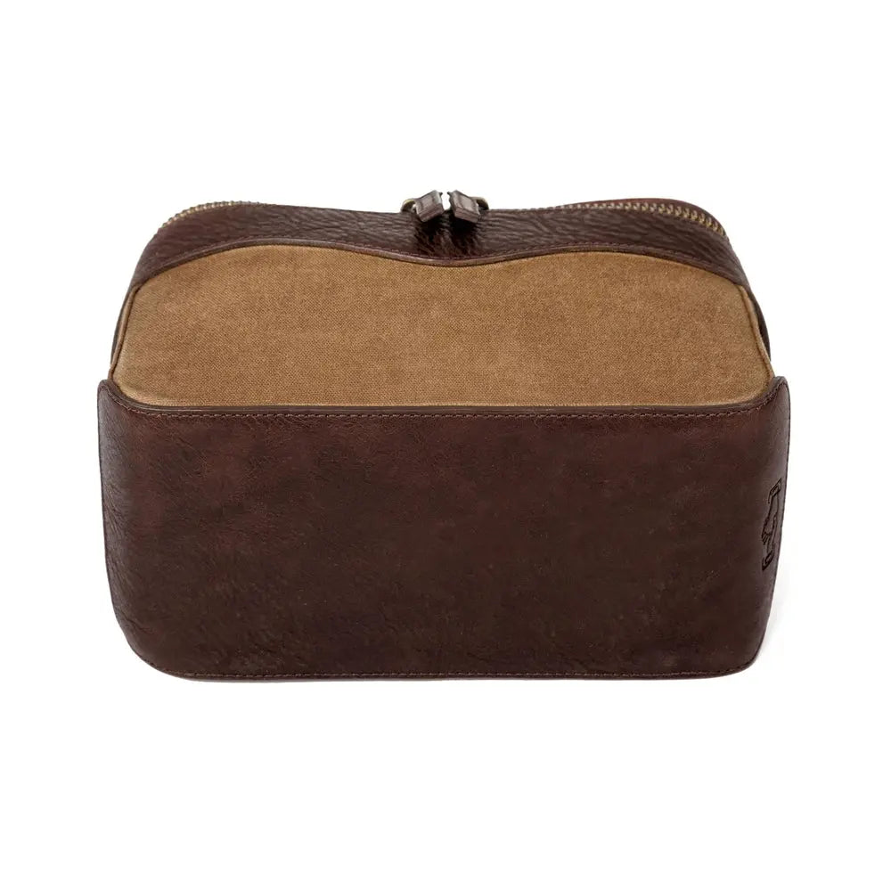 White Wing Waxed Canvas Hunting Shell Bag Mission Mercantile Leather Goods
