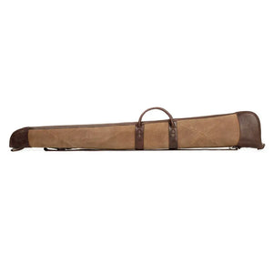 White Wing Waxed Canvas Hunting Shotgun Case Mission Mercantile Leather Goods