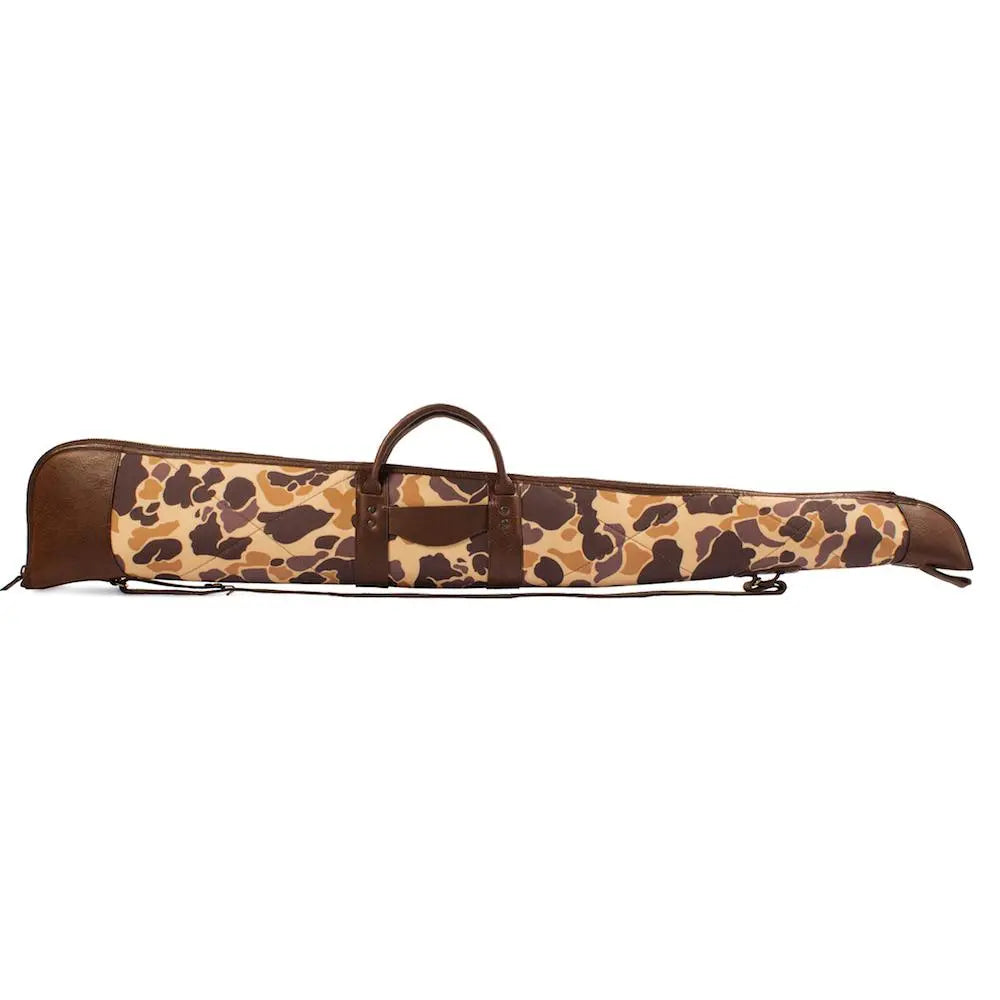 White Wing Waxed Canvas Hunting Shotgun Case Mission Mercantile Leather Goods