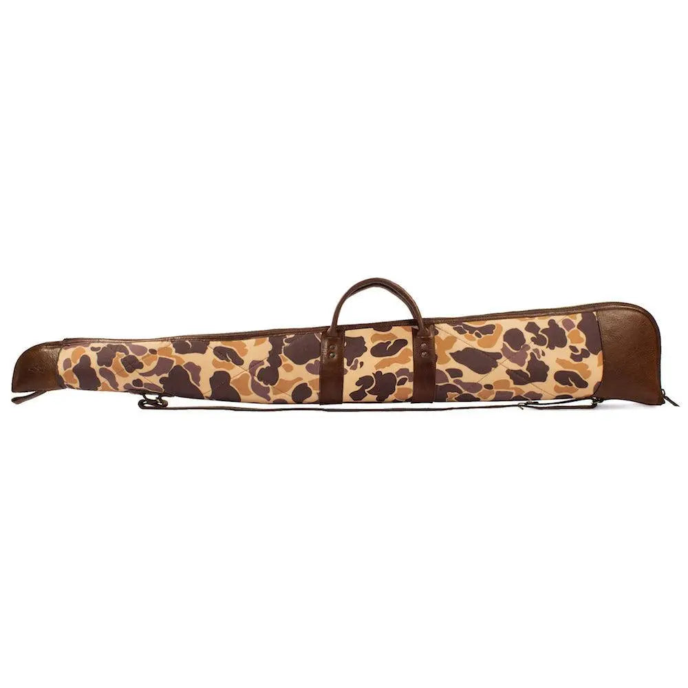 White Wing Waxed Canvas Hunting Shotgun Case Mission Mercantile Leather Goods