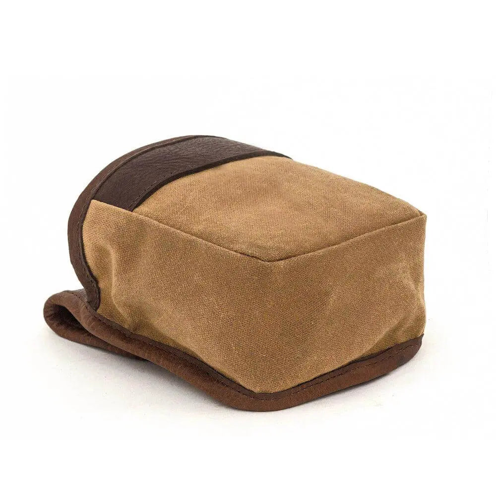 White Wing Waxed Canvas Hunting Single Belt Pouch Mission Mercantile Leather Goods