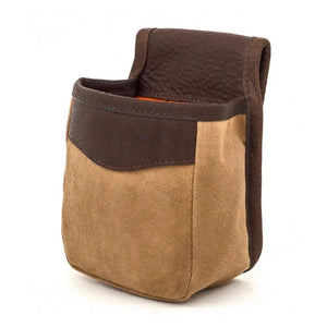 White Wing Waxed Canvas Hunting Single Belt Pouch Mission Mercantile Leather Goods