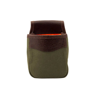 White Wing Waxed Canvas Hunting Single Belt Pouch Mission Mercantile Leather Goods