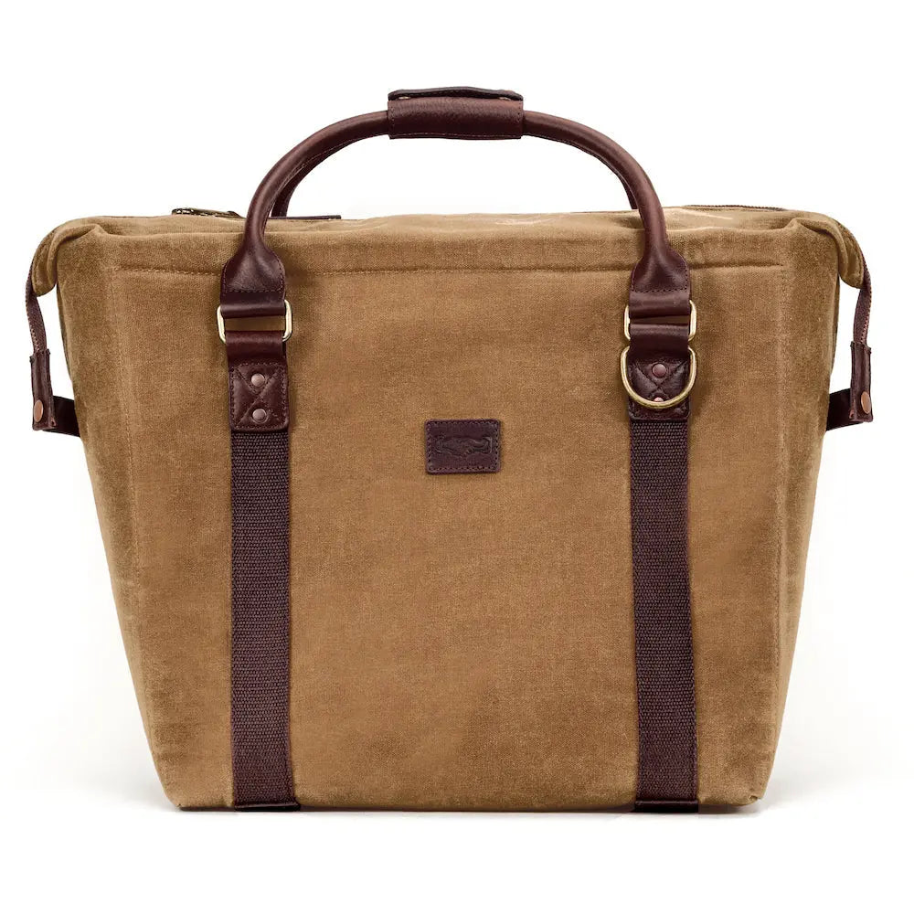 White Wing Waxed Canvas Large Cooler Mission Mercantile Leather Goods