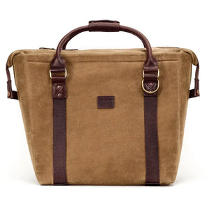 White Wing Waxed Canvas Large Cooler Mission Mercantile Leather Goods