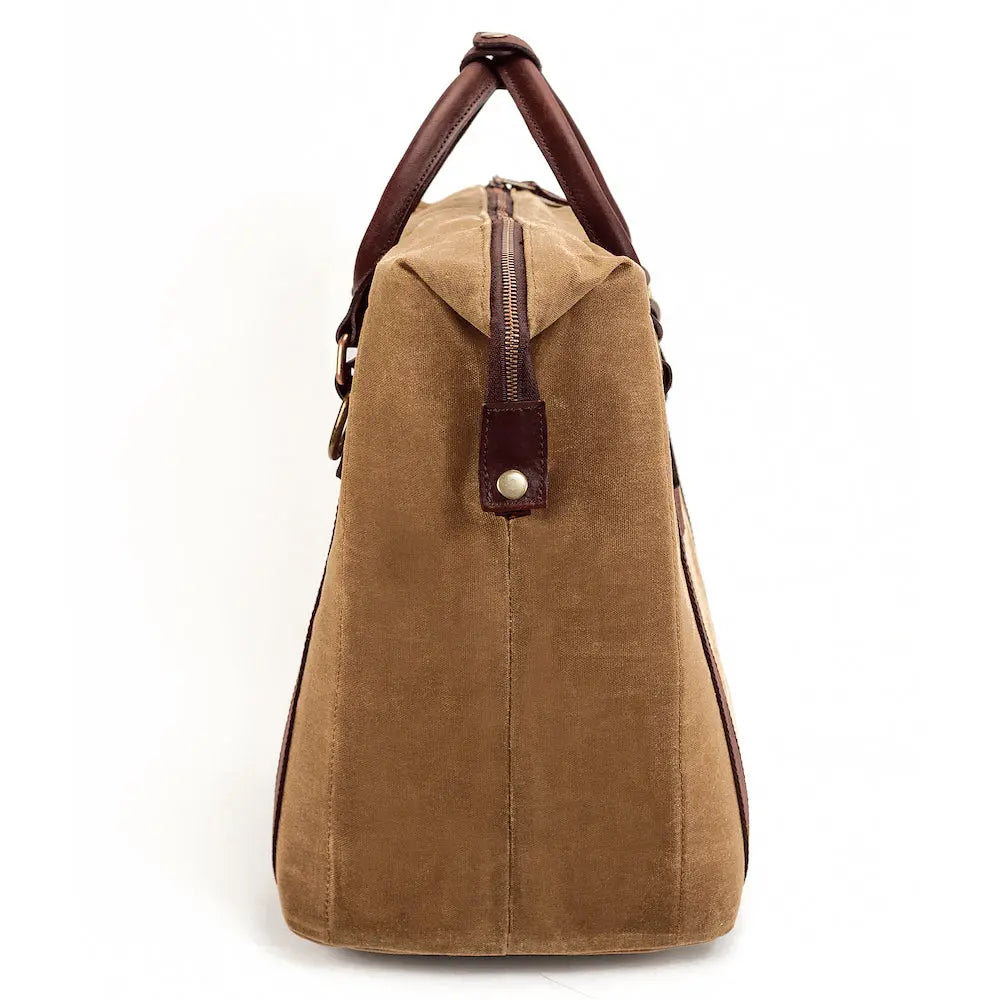 White Wing Waxed Canvas Large Cooler Mission Mercantile Leather Goods