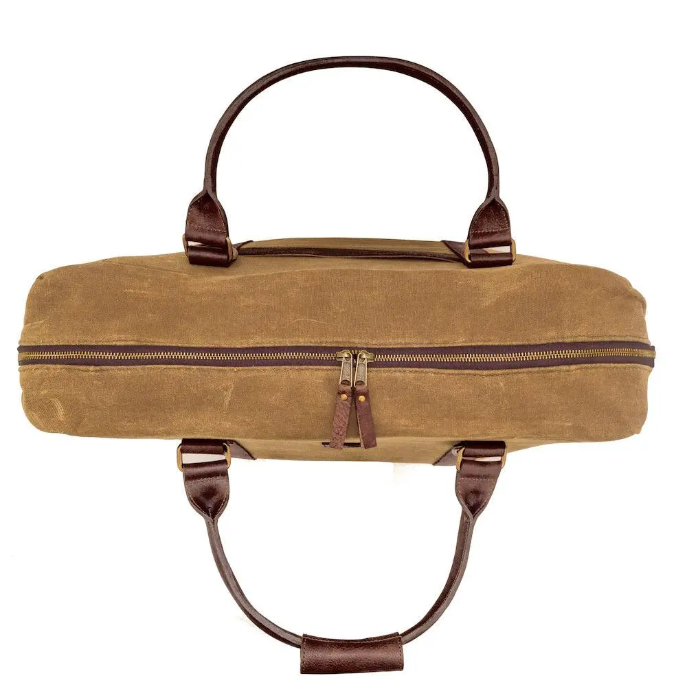 White Wing Waxed Canvas Large Cooler Mission Mercantile Leather Goods