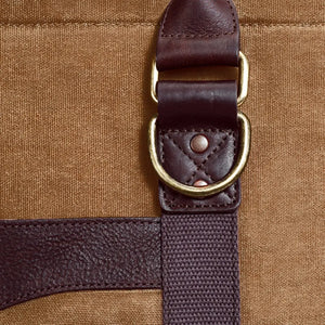 White Wing Waxed Canvas Large Cooler Mission Mercantile Leather Goods
