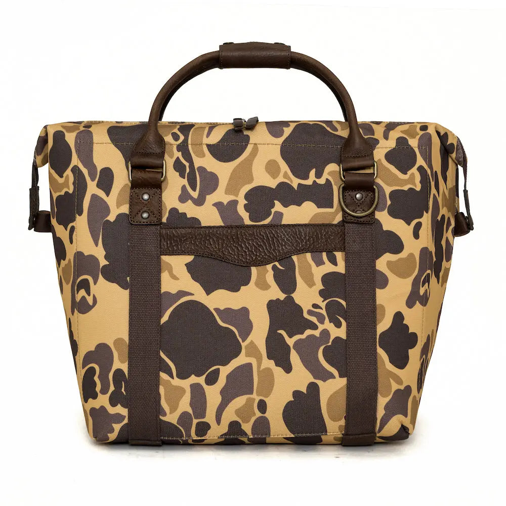 White Wing Waxed Canvas Large Cooler Mission Mercantile Leather Goods