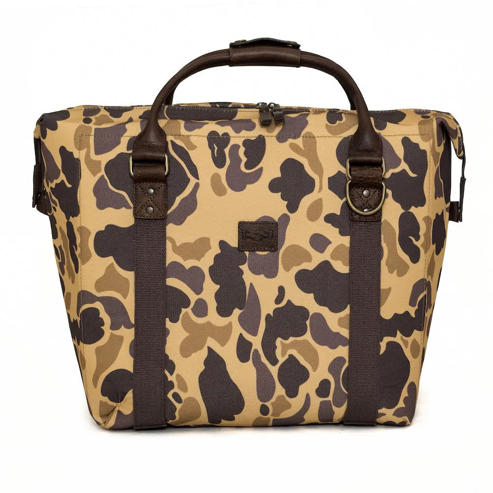 White Wing Waxed Canvas Large Cooler Mission Mercantile Leather Goods
