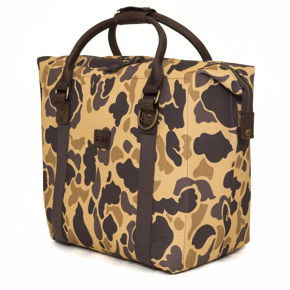 White Wing Waxed Canvas Large Cooler Mission Mercantile Leather Goods