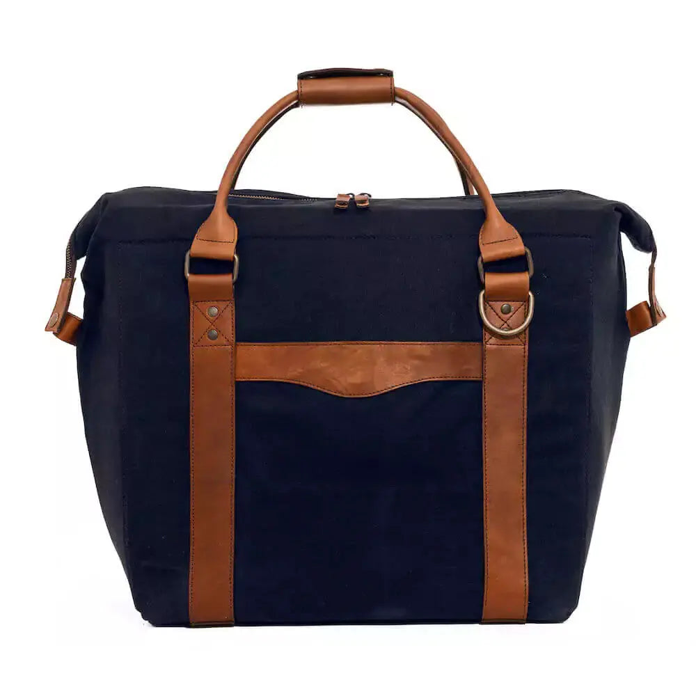 White Wing Waxed Canvas Large Cooler Mission Mercantile Leather Goods