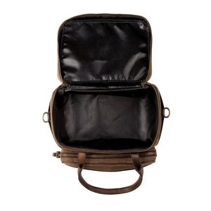 White Wing Waxed Canvas Scout Cooler Mission Mercantile Leather Goods