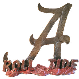 Alabama Crimson Tide Cast Bronze "A"