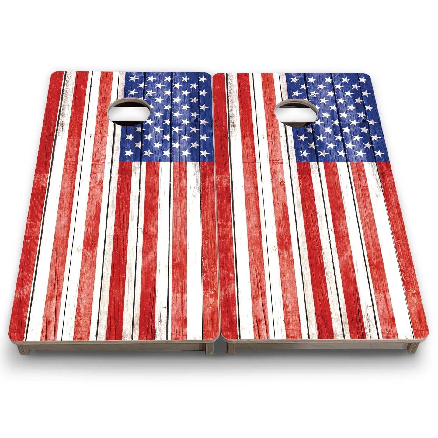 Whitewash Flag - Mini or Vacation Size Cornhole Boards Cornhole Solutions