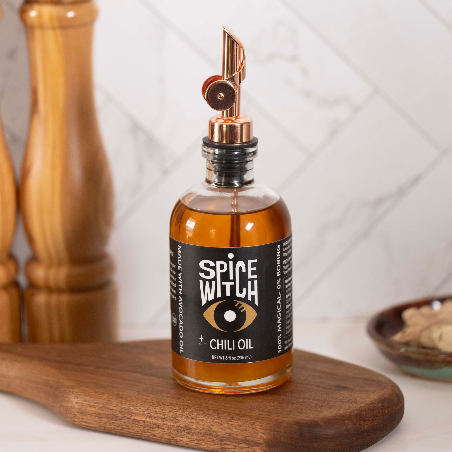 Spicy avocado oil for stir fries and vegetables