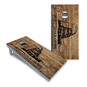 Wood DTOM & Flag Cornhole Boards - All Weather Series Cornhole Solutions