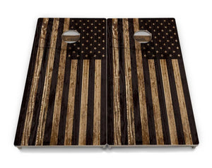 Wood DTOM & Flag Cornhole Boards - Professional Tournament Series Cornhole Solutions