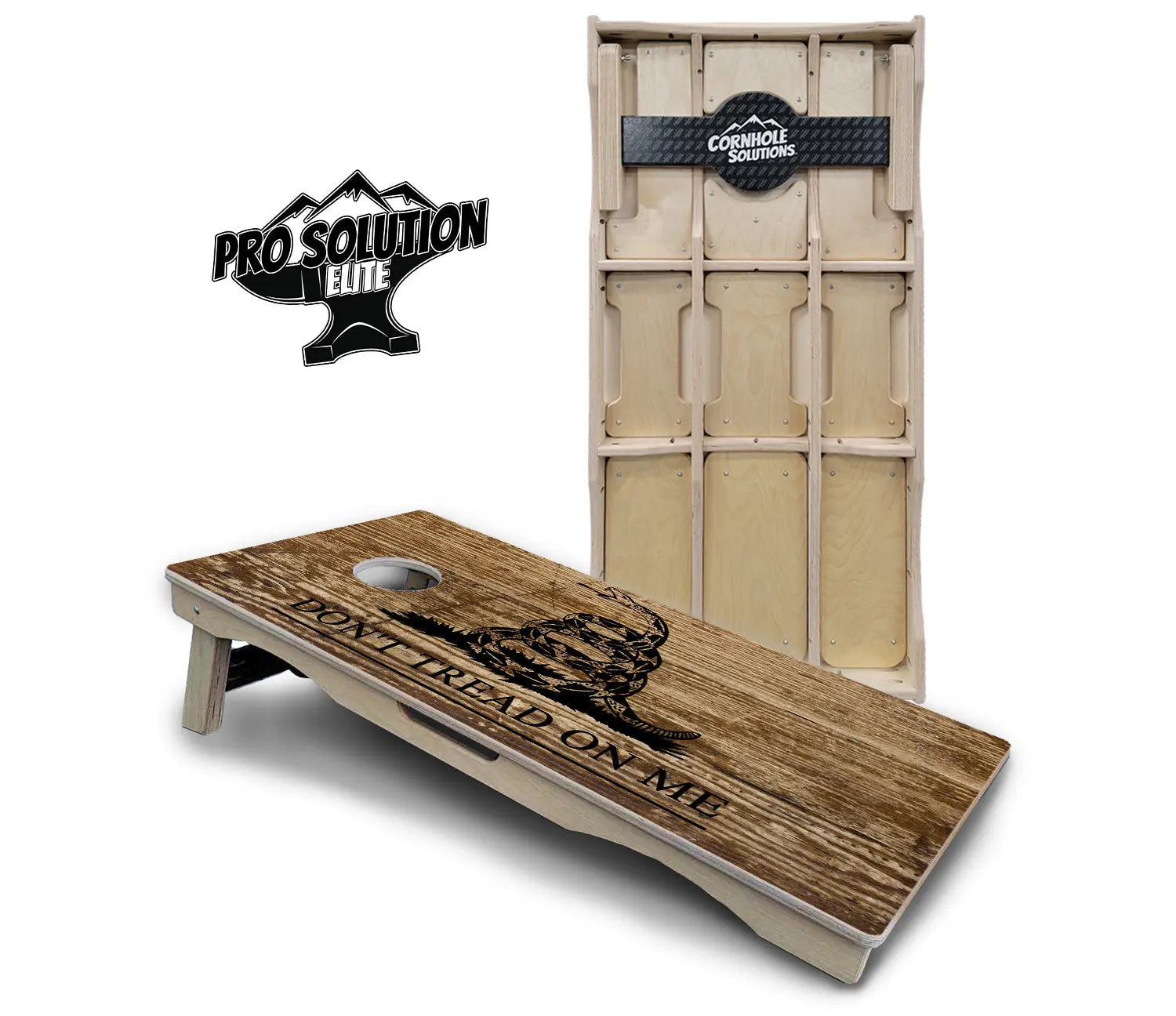 Wood DTOM & Wood Flag Cornhole Boards - Pro Solution Elite Series Cornhole Solutions