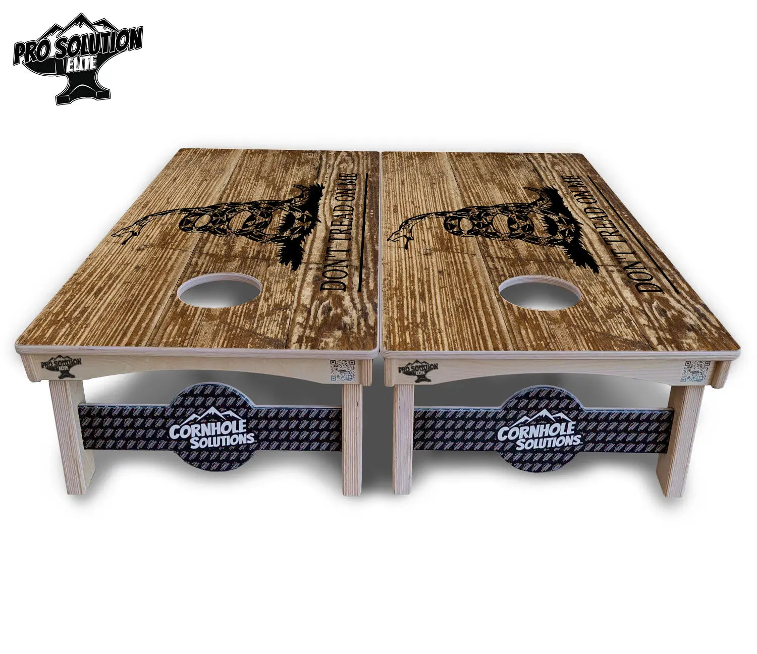 Wood DTOM & Wood Flag Cornhole Boards - Pro Solution Elite Series Cornhole Solutions