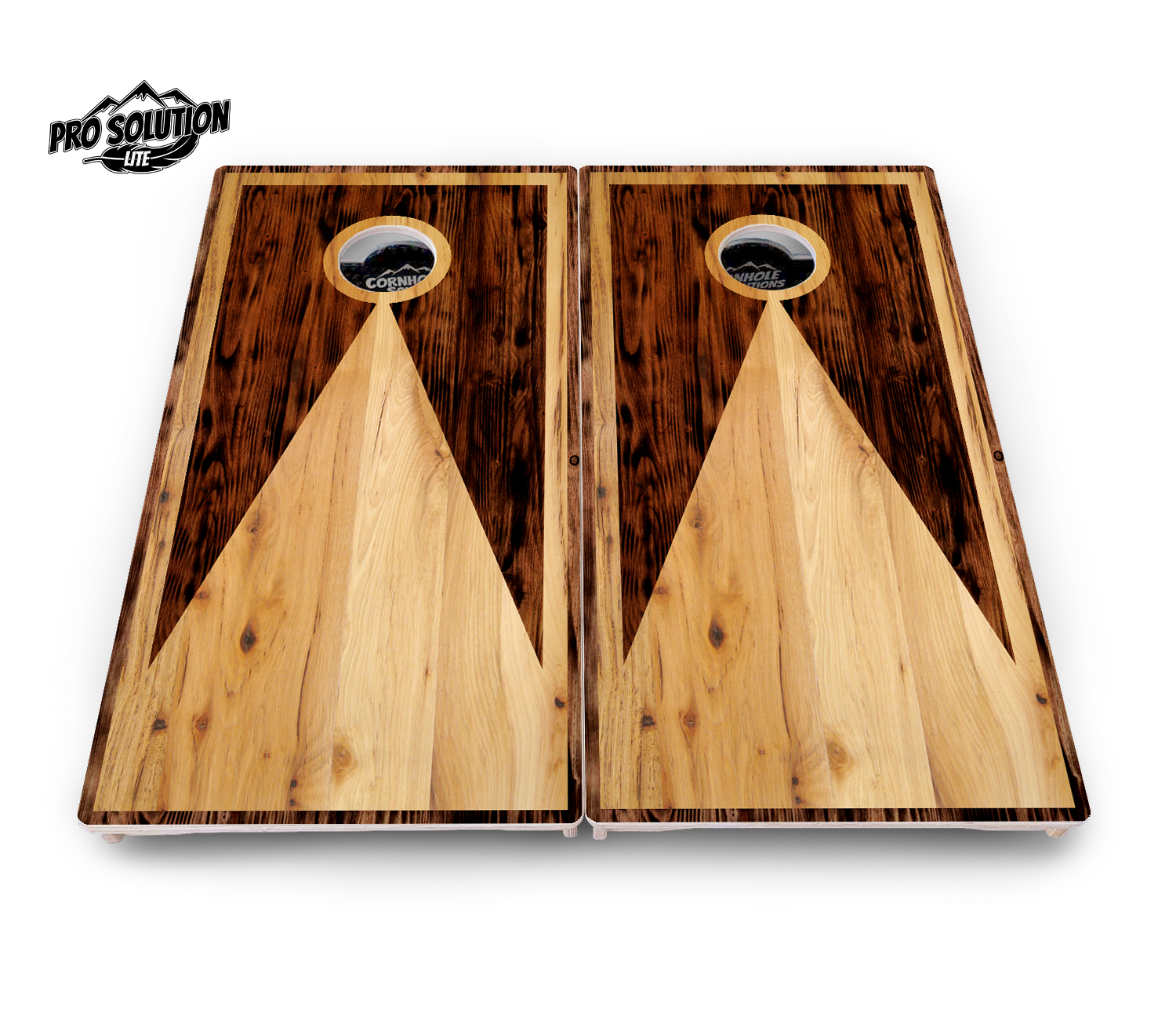 Wooden Triangle Cornhole Boards - Pro Solution Lite Series Cornhole Solutions