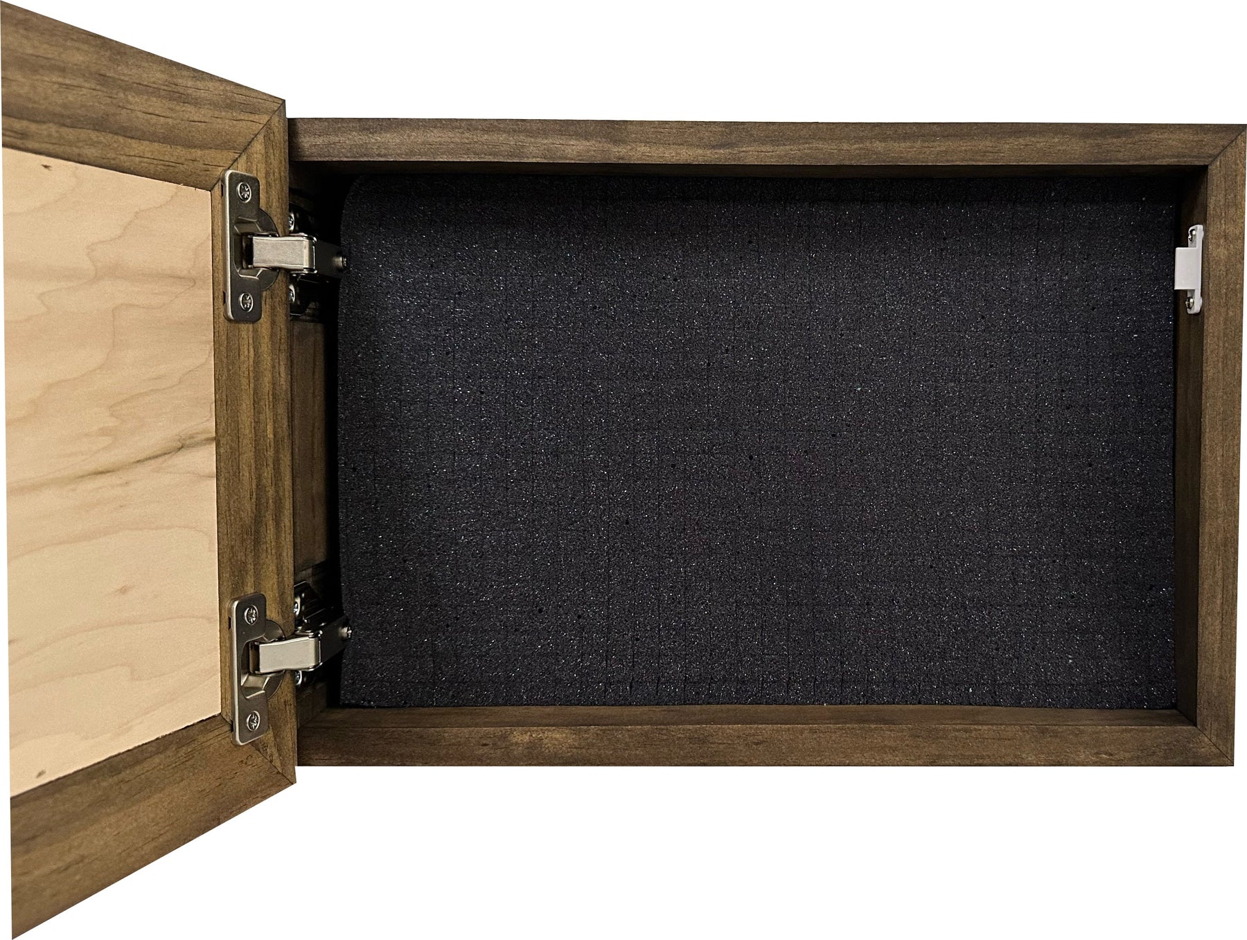 Luke 11:21 Wall Gun Safe - Religious Hidden Gun Safe - Handcrafted Concealment Furniture for Guns - Quick Access Firearm Storage with Magnetic Lock - Hidden Shelf Safe