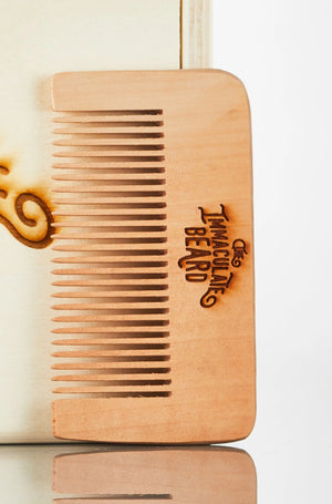 Wooden Beard Comb The Immaculate Beard