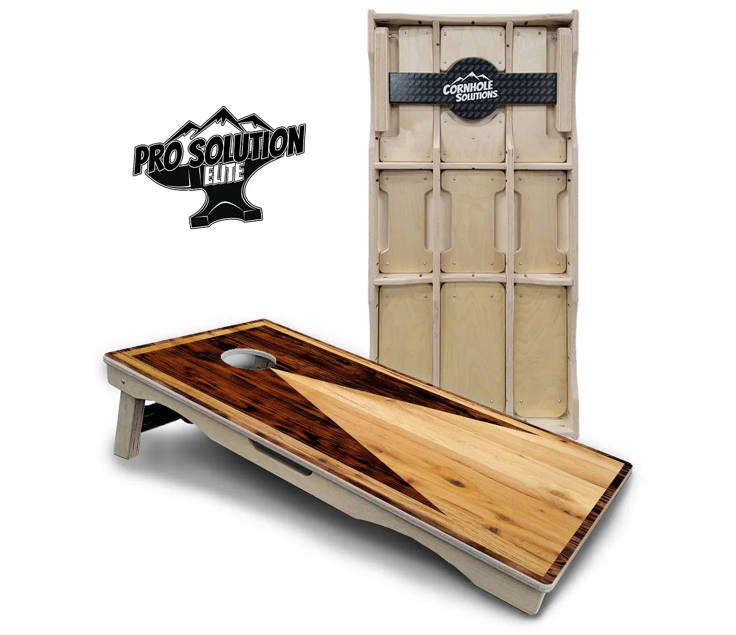 Wooden Triangle Cornhole Boards - Pro Solution Elite Series Cornhole Solutions