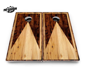 Wooden Triangle Cornhole Boards - Pro Solution Lite Series Cornhole Solutions